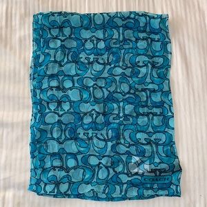 COACH silk scarf